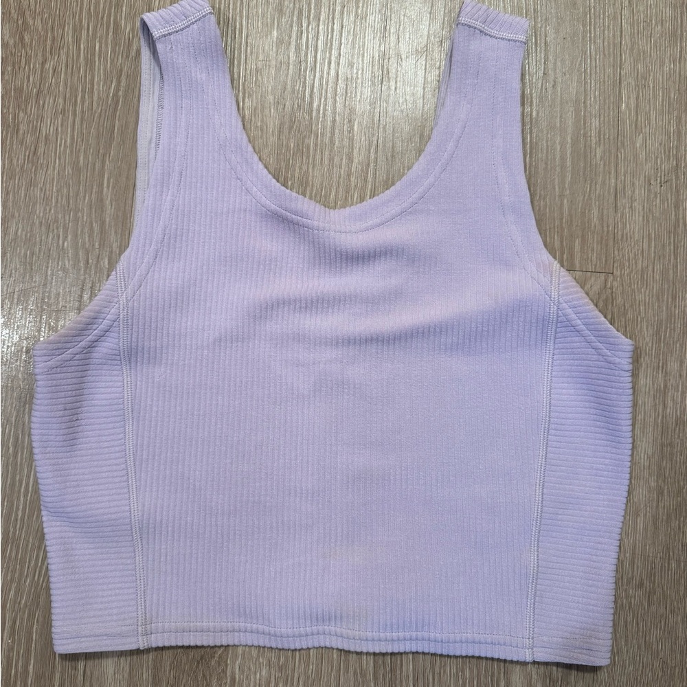 Lululemon Purple Ribbed Tank